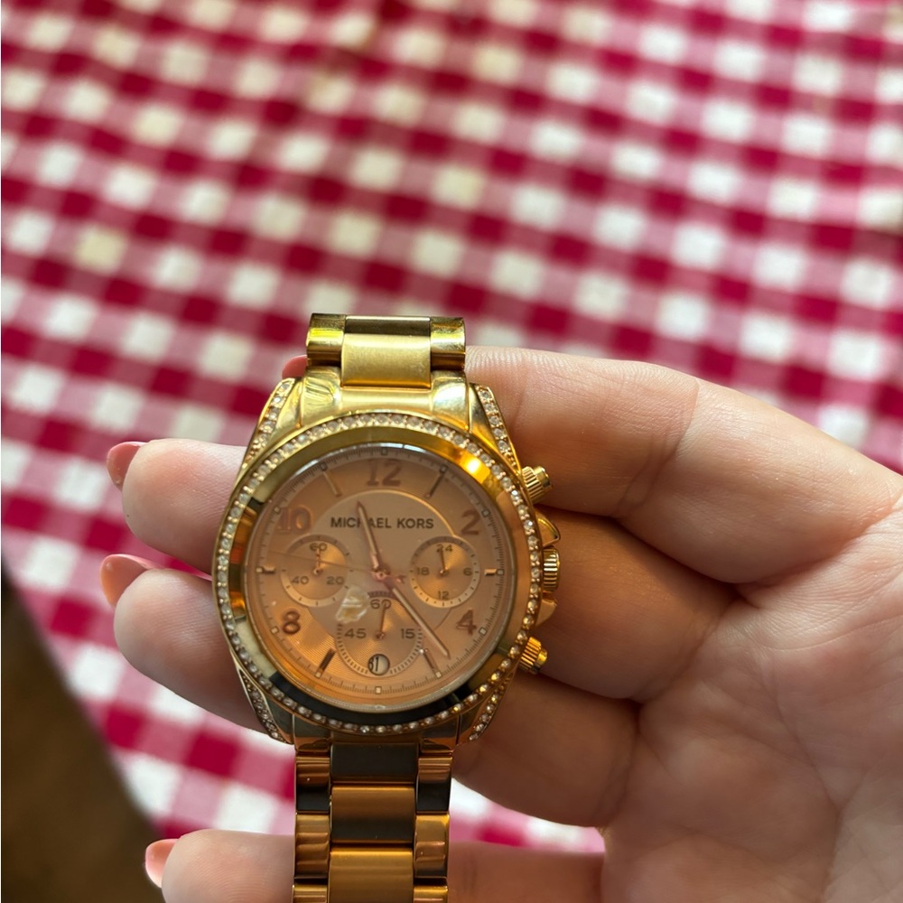 Michael Kors rose gold watch, BARELY WORN